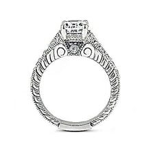 Afbeelding in Gallery-weergave laden, Vintage stijl ovale diamanten verlovingsring 1,51 ct. Wit goud 14K - harrychadent.nl
