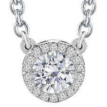 Afbeelding in Gallery-weergave laden, Wit goud 14K 4,5 karaat witte diamanten hanger ketting sieraden - harrychadent.nl
