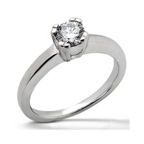 Witgouden Solitaire 3.01 Ct. Diamanten verlovingsring - harrychadent.nl