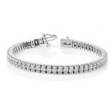 Afbeelding in Gallery-weergave laden, Witgouden 14K Echt Diamanten Basis Tennisarmband 3,50 Karaat
