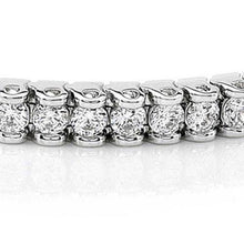 Afbeelding in Gallery-weergave laden, Witgouden 14K Echt Diamanten Basis Tennisarmband 3,50 Karaat
