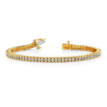 Afbeelding in Gallery-weergave laden, Witgouden 14K Echt Diamanten Basis Tennisarmband 3,50 Karaat

