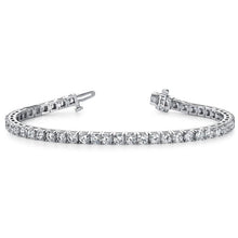 Afbeelding in Gallery-weergave laden, Witgouden 14K Echt Diamanten Basis Tennisarmband 8 Karaat
