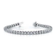 Afbeelding in Gallery-weergave laden, Witgouden 14k Prong Echt Diamonds Basic Tennisarmband 6,90 Karaat
