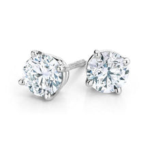 Afbeelding in Gallery-weergave laden, Witgouden Echt Diamanten Dames Oorknopjes 4 Karaat
