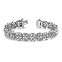 Zoals Vintage Art Deco Echt Diamanten Armband