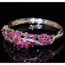 Afbeelding in Gallery-weergave laden, diamanten armband roze saffier 14 karaat dames rosé goud sieraden 14k - harrychadent.nl
