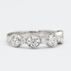 diamanten verjaardag trouwring 2,25 karaat dames sieraden