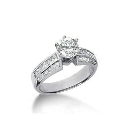 diamanten verlovingsring Fancy Ring 2.01 karaat geaccentueerde sieraden