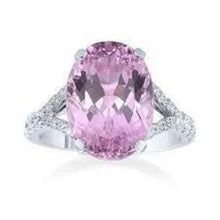 Afbeelding in Gallery-weergave laden, fancy roze kunziet diamanten ring dame gouden sieraden 14,50 karaat - harrychadent.nl
