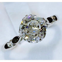 Afbeelding in Gallery-weergave laden, oude mijnwerker Solitaire diamanten ring verloving 2,50 karaat sieraden 14K - harrychadent.nl
